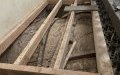 Planchers déposés et renfort des structures en cours