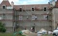 Façade Sud / pendant travaux / Réfection des toitures