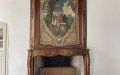 Après restauration des bois et du tableau de la cheminée