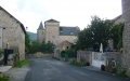 Vue du château depuis la rue / Avant travaux