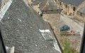 Vue de la toiture vers la tourelle avant travaux